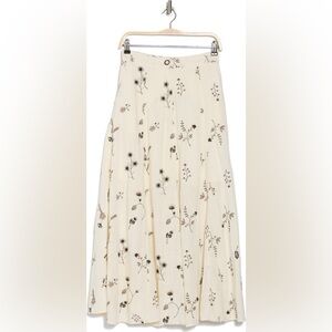 ZARA/ Nordstrom  Floral A-Line Skirt
